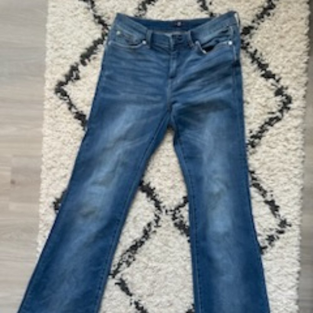 7 For All Mankind Tailorless Dojo Flare Jeans
